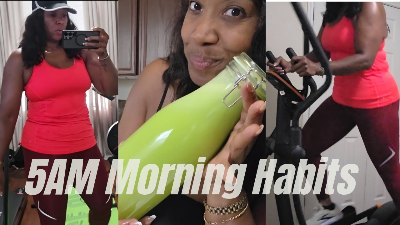 Spend the Day With Me | Morning Routine, Low-Impact Fitness & Green Juice 🍏