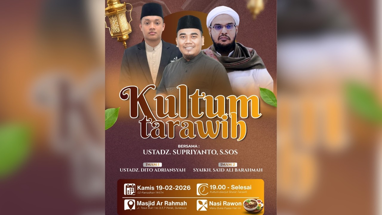 LIVE - KULTUM TARAWIH || Ustadz Supriyanto, S.Sos
