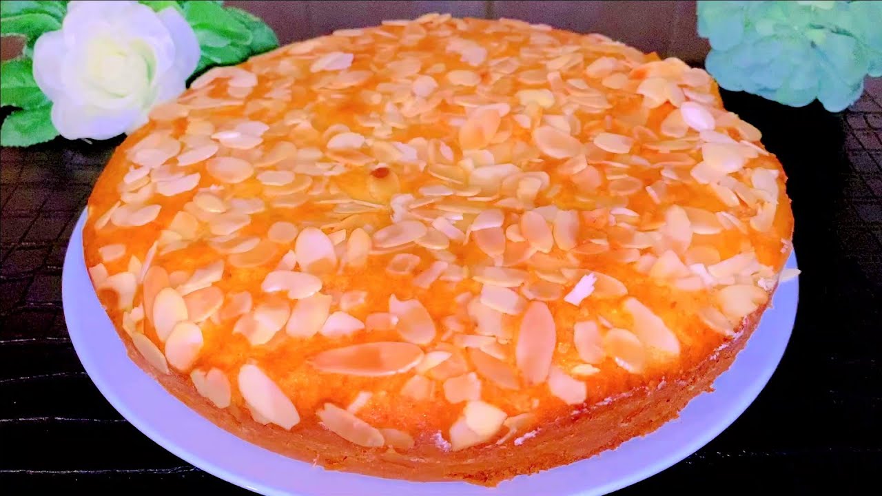Невероятно вкусный торт! Просто и очень вкусно! миндально-йогуртовый торт!