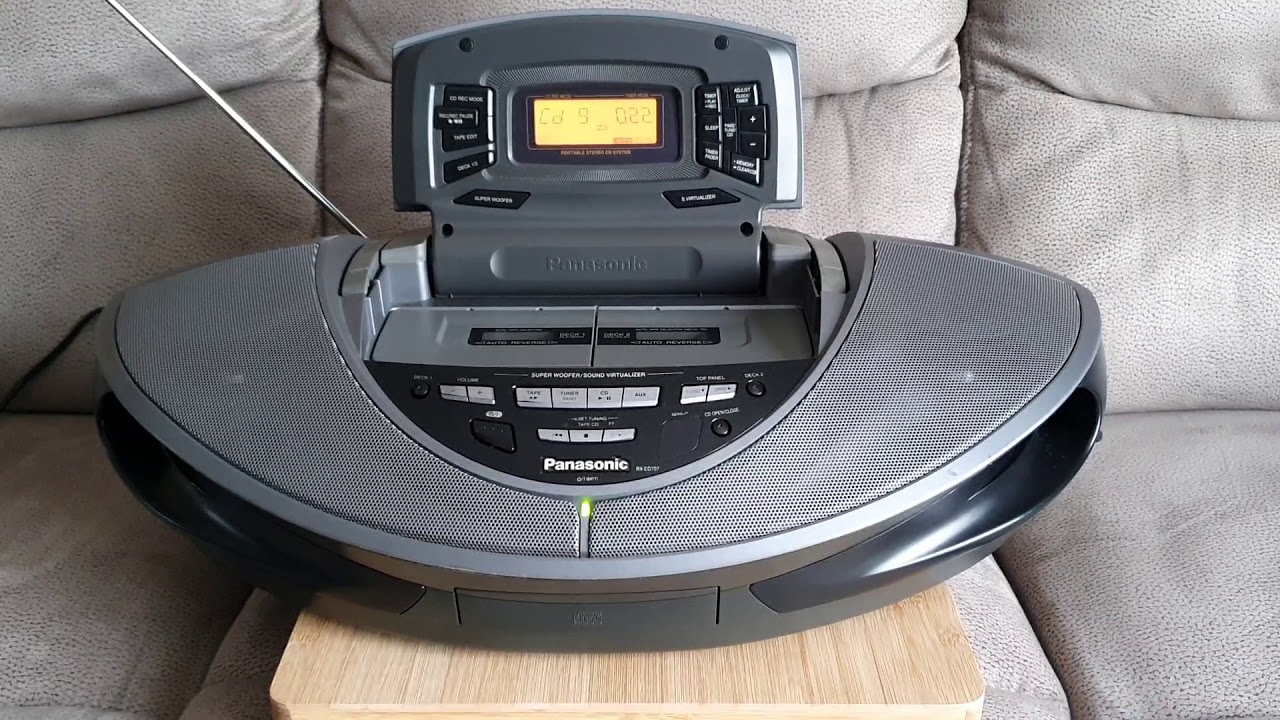 Radio double cassette / CD Panasonic RX-ED707
