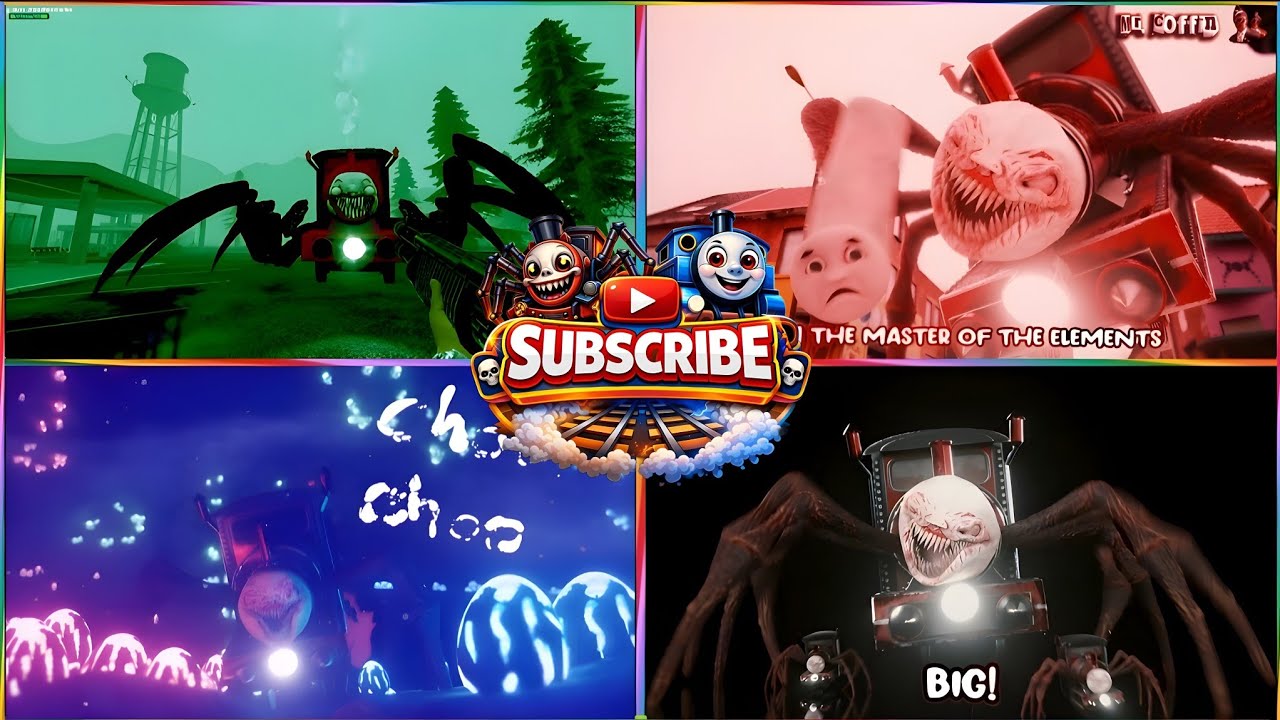 Cursed Thomas EXE 🆚 Cho Cho Charles 🚂🆚 TRAIN THOMAS EATER✅ Coffin Dance Battle tiles hop 🗯🎶
