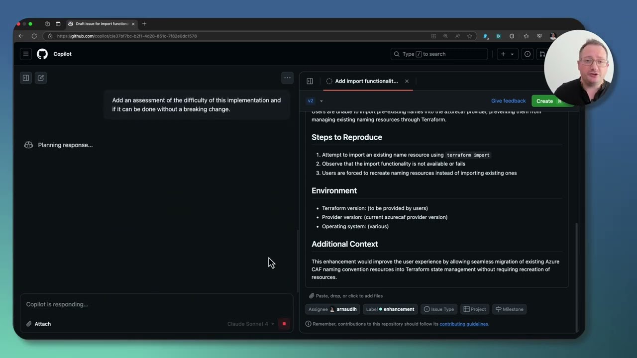 GitHub Copilot - Coding Agent for Terraform provider - Ep 7