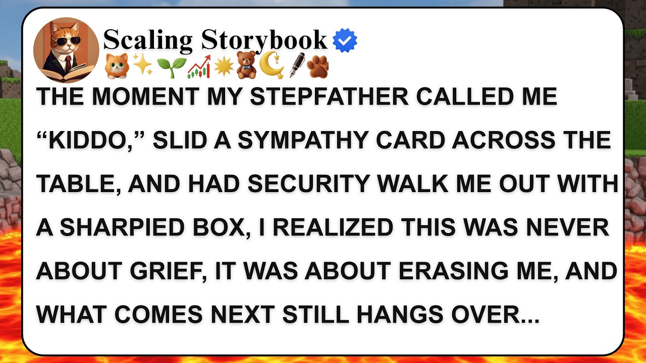THE MOMENT MY STEPFATHER CALLED ME “KIDDO,” SLID A SYMPATHY CARD ACROSS THE TABLE, AND HAD SECURIT