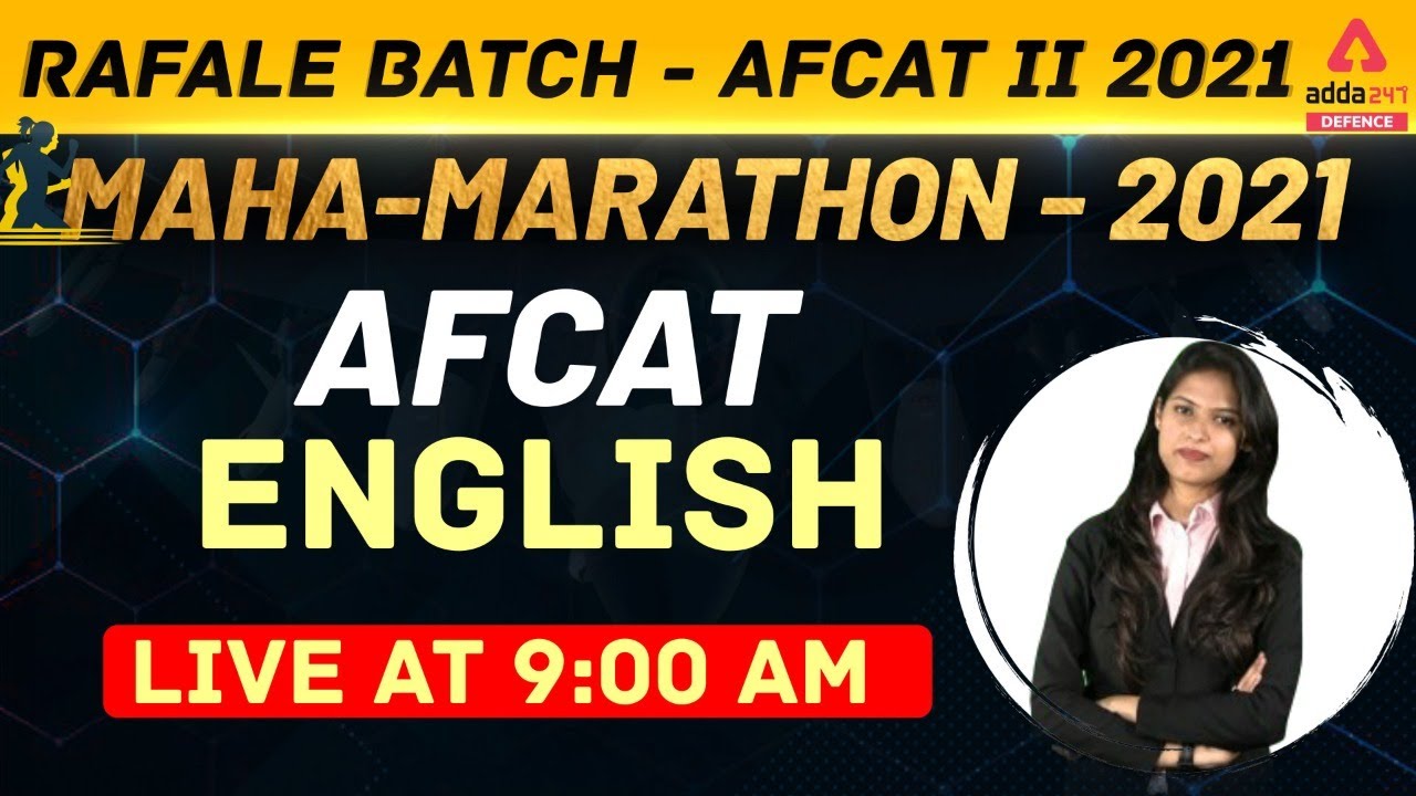 AFCAT 2 2021 | English Maha Marathon