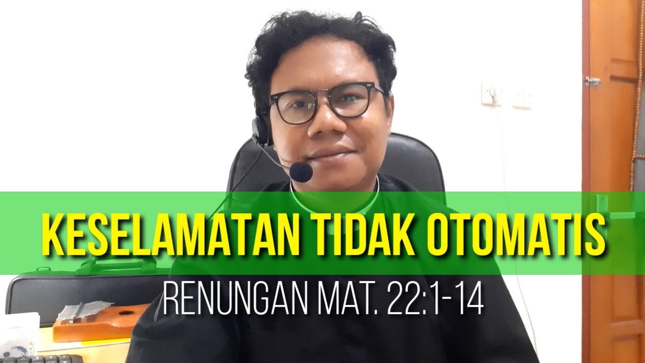 KESELAMATAN ITU TIDAK OTOMATIS ... Rm. Aba MSC