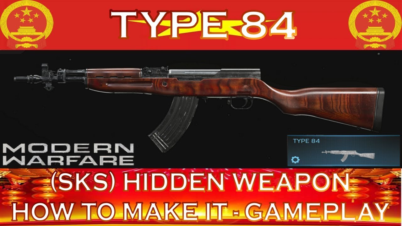#ModernWarfare #SKS #COD            Modern Warfare Type 84 | (SKS) | How to make it