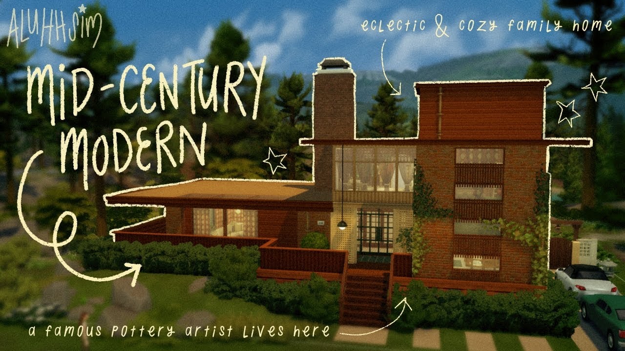 sleep as i build a groovy pottery artist house🫖⛰️ 🌲the sims 4 long play with commentary