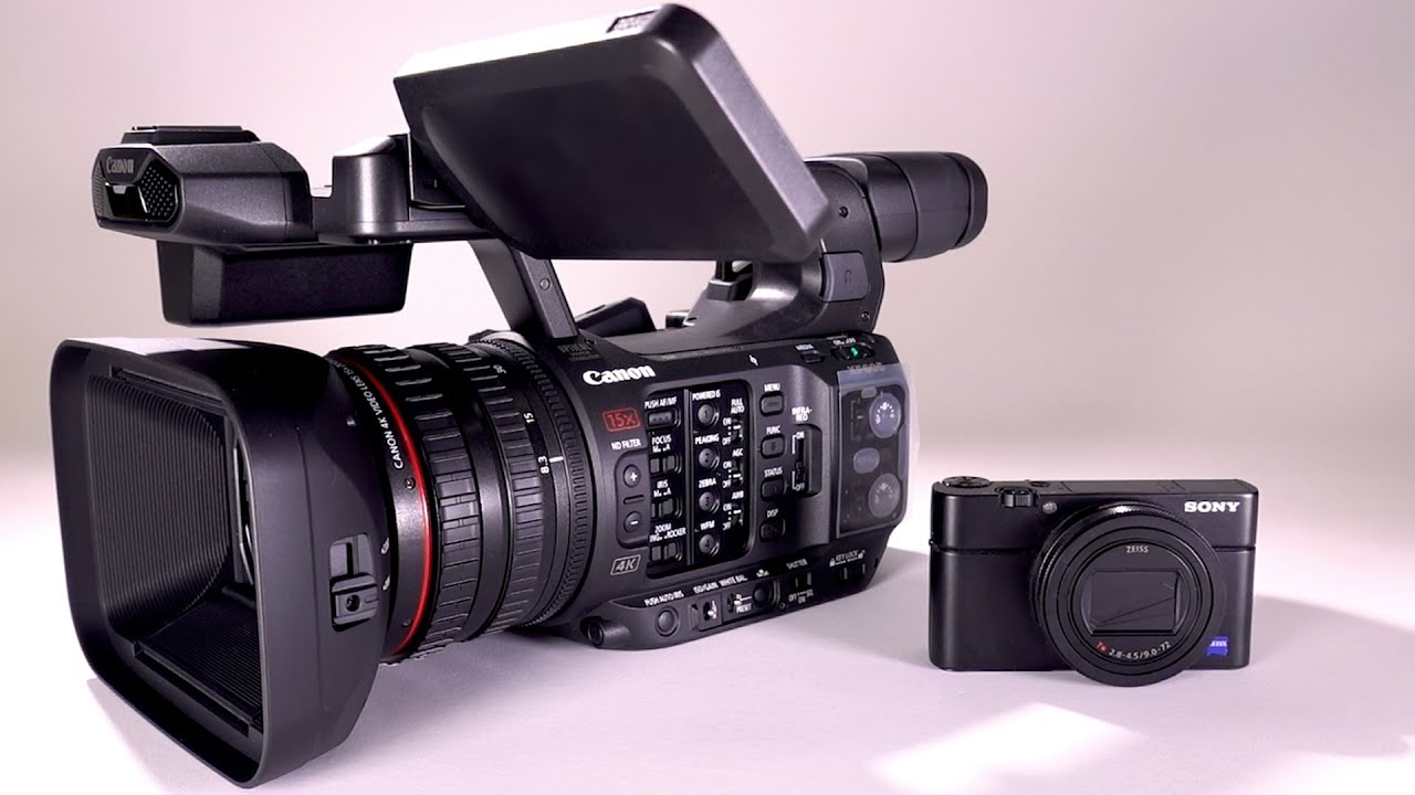 New Canon XF605 vs Sony RX100vii pocket camera WHAAAT
