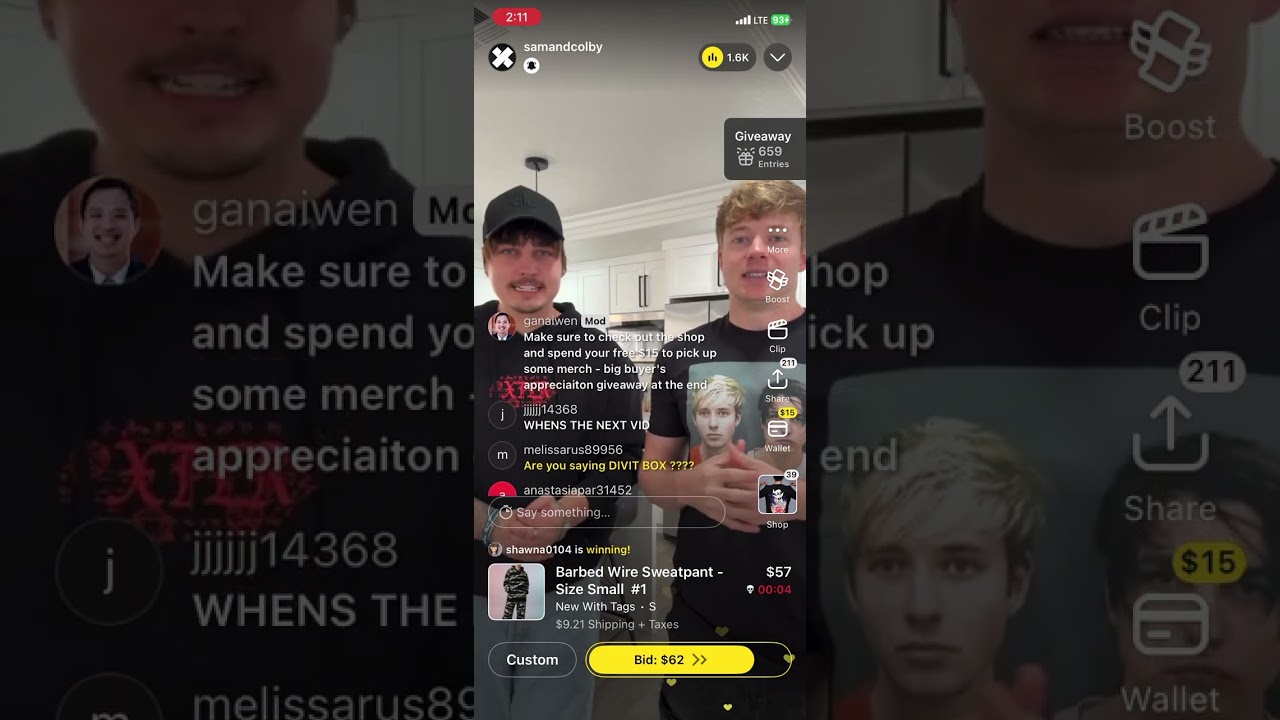 Sam and Colby What Not Livestream 11/22/2025 