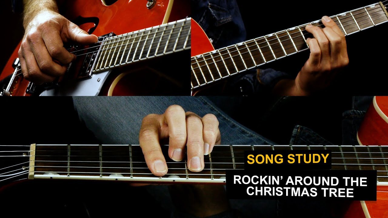 Урок игры на гитаре «Rockin' Around The Christmas Tree» — Бренда Ли