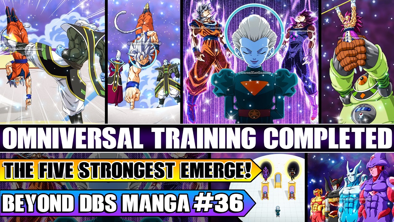 Beyond Dragon Ball Super Omniversal Tournament Training Completed! The Top Five Strongest Emerge