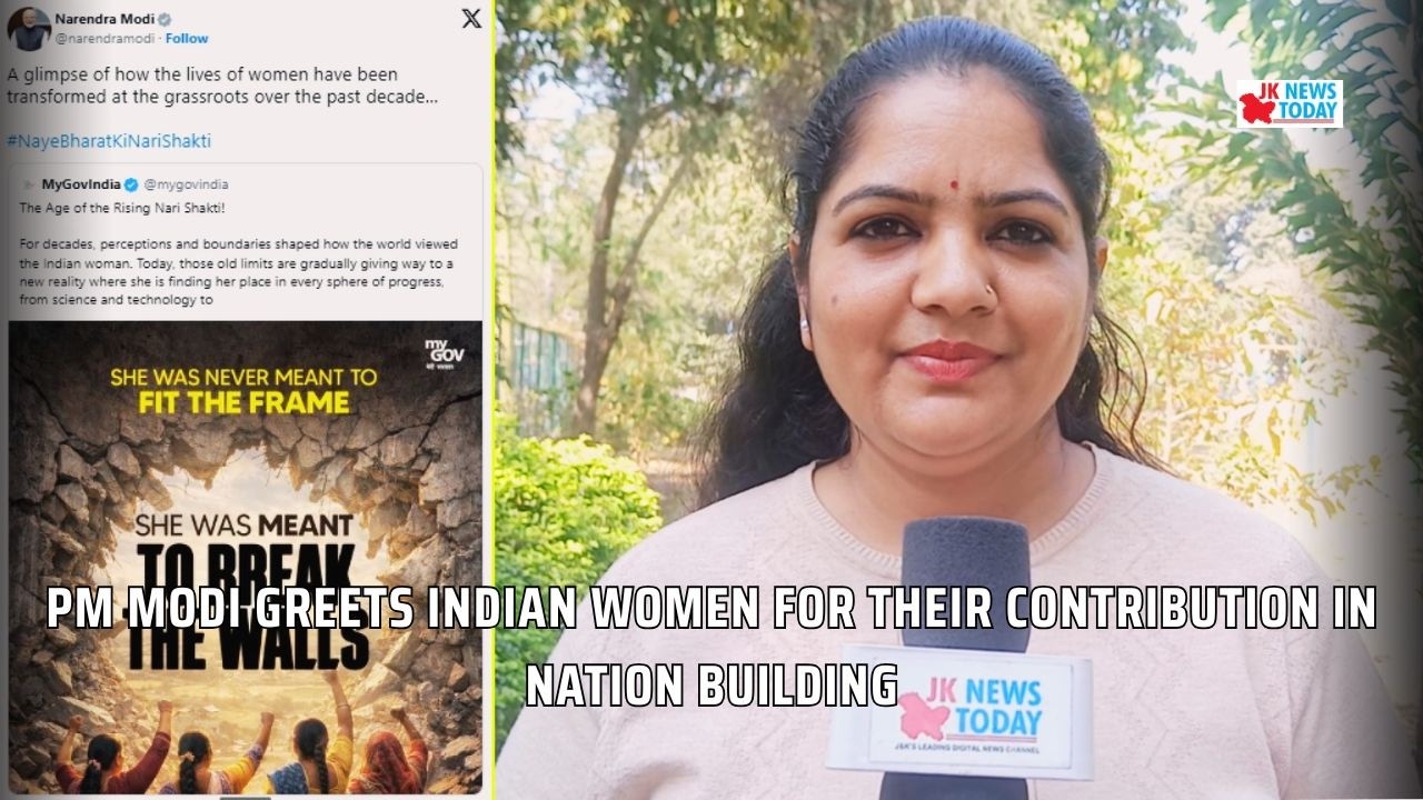 PM Modi greets Indian women for their contribution in nation building | JK News Today