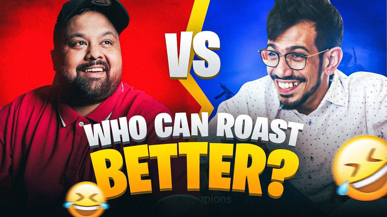 WHO CAN ROAST BETTER? - 8BIT GOLDY Vs Yuzi Chahal *Epic Face Off 😂* | Funy BGMI Highlights