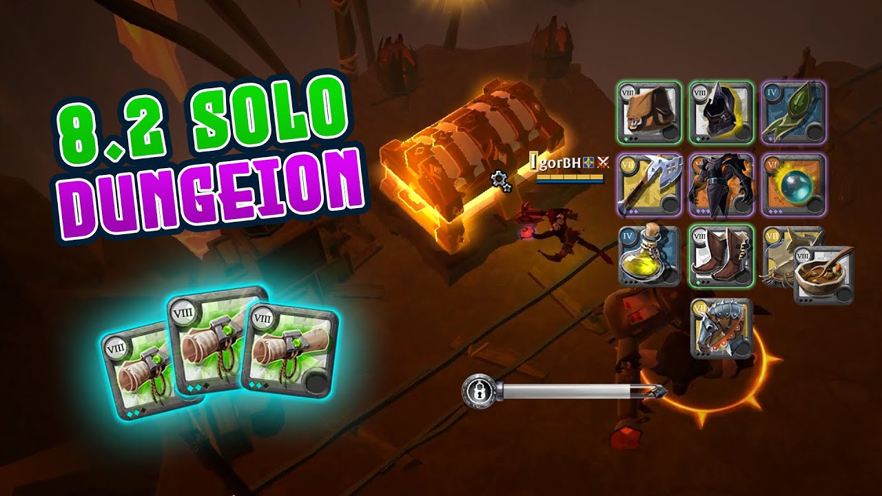DOING 8.2 SOLO DUNGEONS | 1.96M in 1H |  | Albion Online