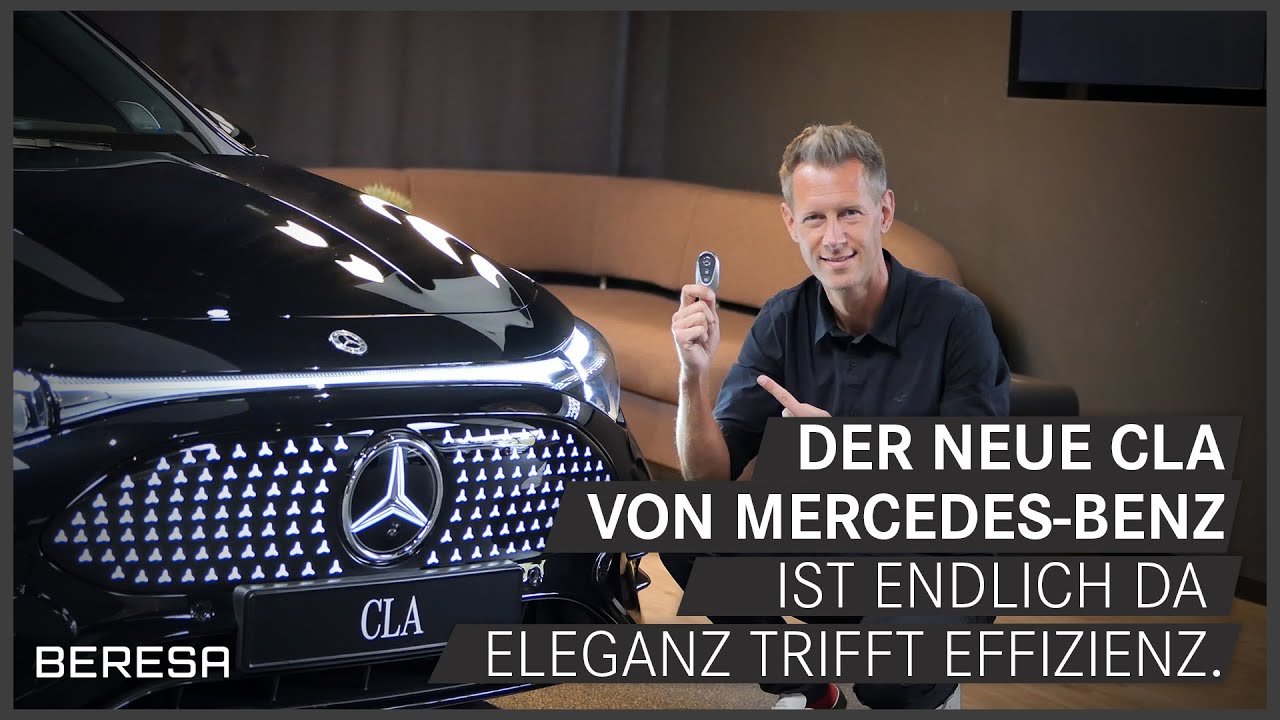 NEU: Eleganz trifft Effizienz – der neue Mercedes-Benz CLA ist da!