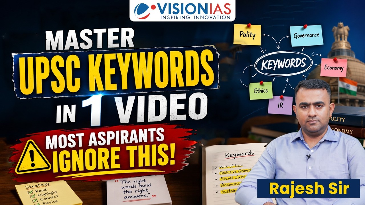 Master UPSC Keywords Before Mains 2026 | Avoid Common Answer Writing Mistakes