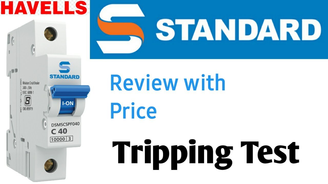 Standard MCB || Review || Tripping test || Price || A Havells Products