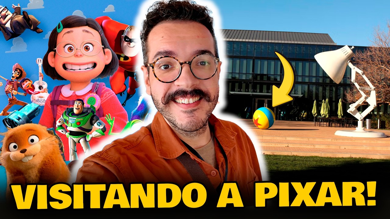 VLOG: VISITEI OS ESTÚDIOS DA PIXAR!!! - E AINDA VI 
