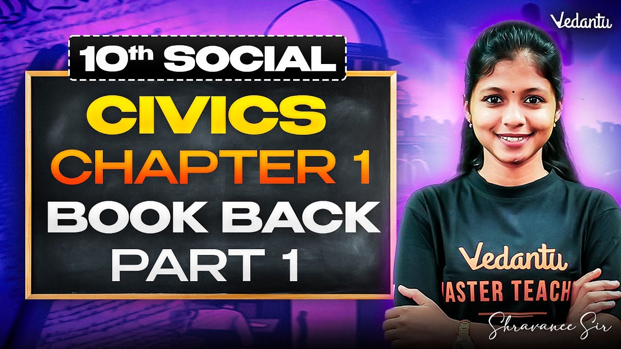 10th Social | Civics Chapter 1 | Book Back Part 1 | Shravanee ma'am