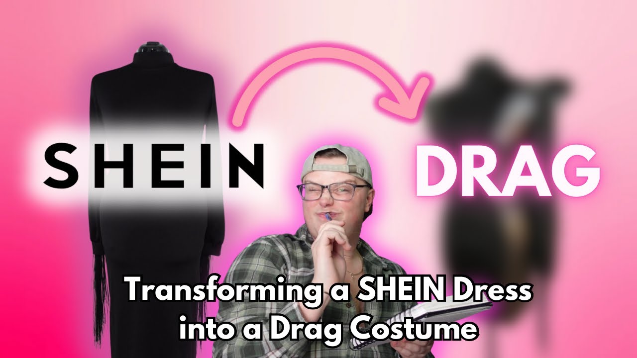 Transforming a SHEIN Dress into a Drag Costume! 👗✨               (Drag Queen Thrift Flip)