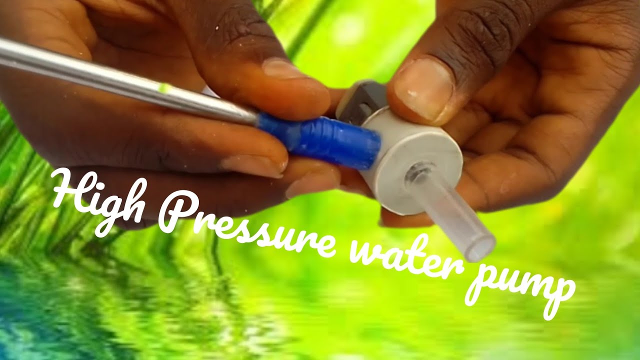 How to make a powerful mini water pump using DC motor