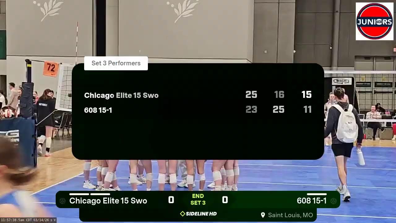608 15-1 vs. Chicago Elite 15 Swo (2026.03.14)
