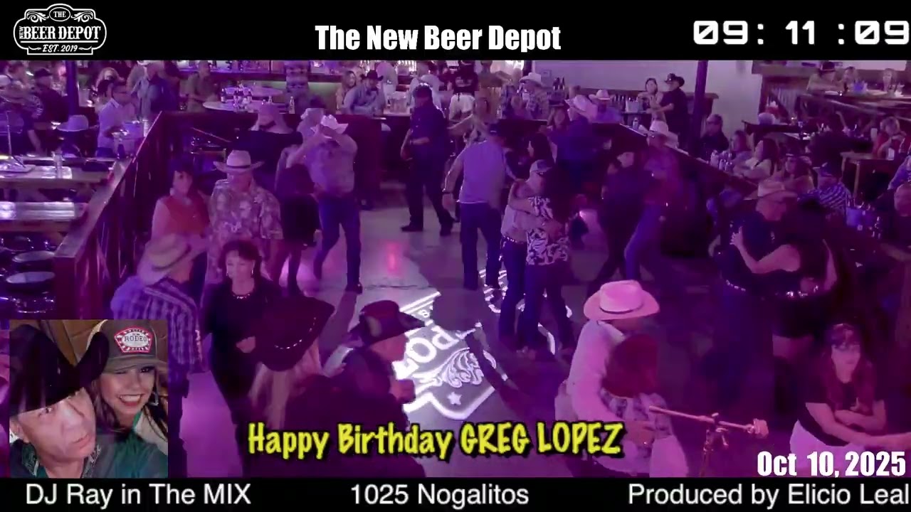 DJ Ray in the mix at The New Beer Depot 10.10.25