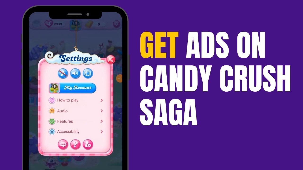 Как получить рекламу в Candy Crush Saga: разблокируйте бесплатные усилители!