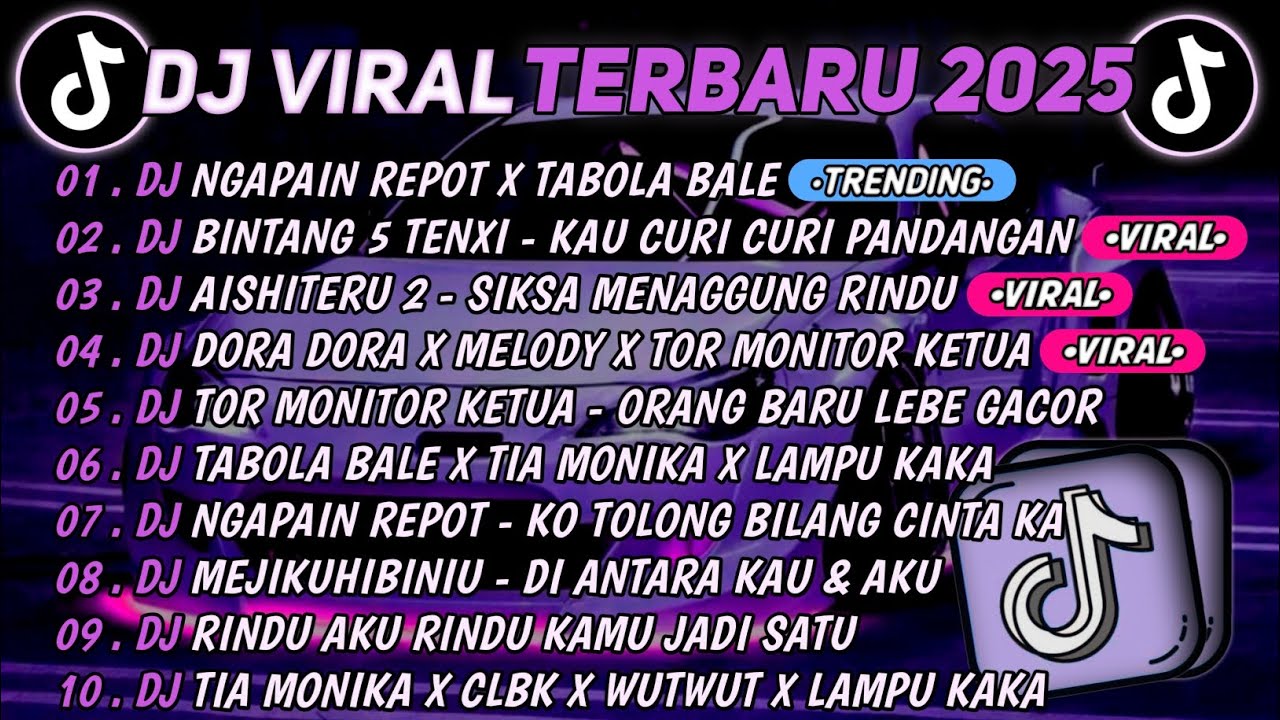 DJ TIKTOK TERBARU 2025🎵DJ NGAPAIN REPOT X TABOLA BALE🎵DJ BINTANG 5 TENXI - KAU CURI CURI PANDANGAN 