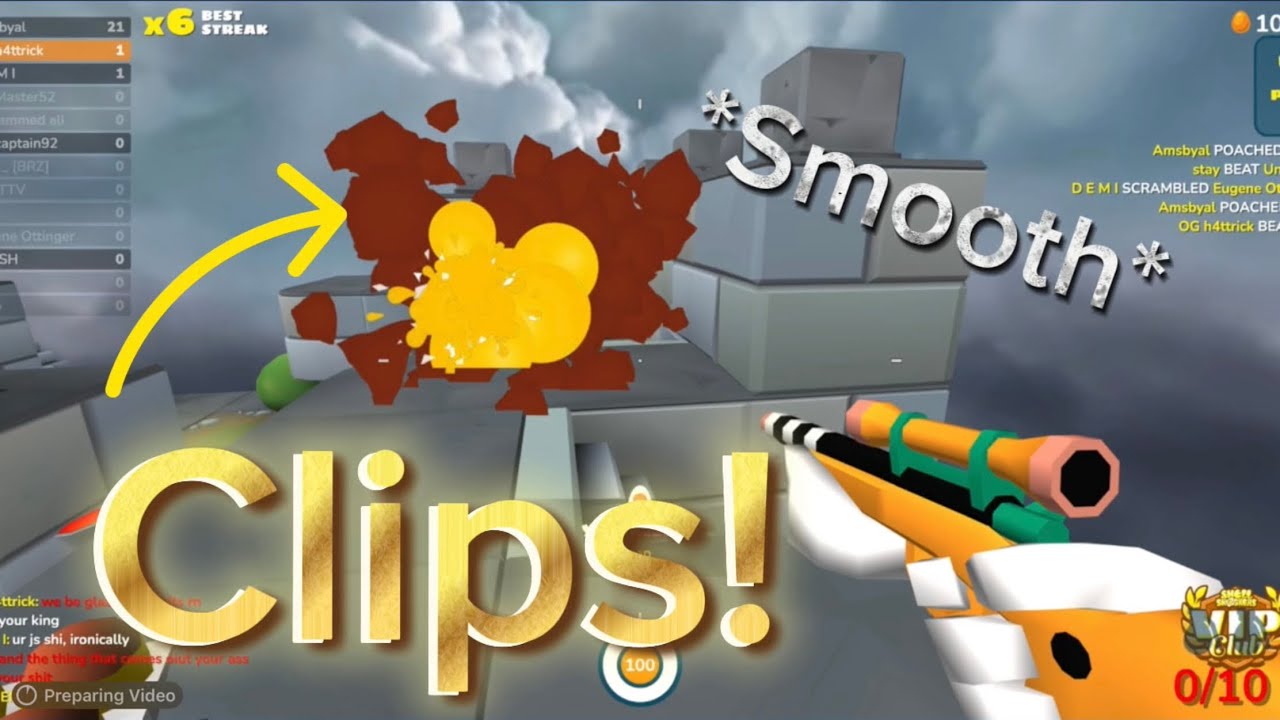 *SMOOTH* clips from today!!! #shellshockers 