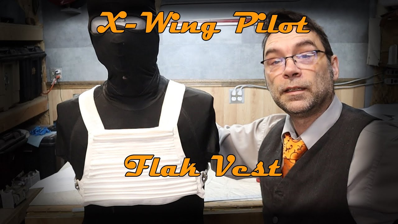 Завершение пошива бронежилета X-Wing Flak (моя полная выкройка и процесс сборки)