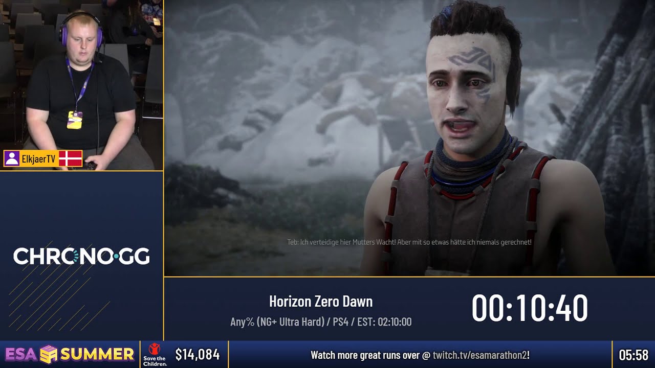 #ESASummer18 Speedruns - Horizon Zero Dawn [Any% (NG+ Ultra Hard)] by ElkjaerTV