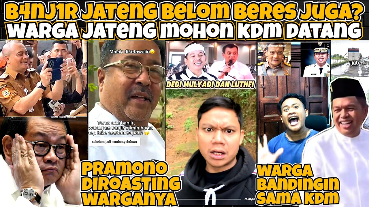 BUSYET‼️B4NJ1R JATENG BELOM BERES JUGA❓WARGA MOHON KDM DATENG‼️PRAMONO DIROASTING WARGANYA❓