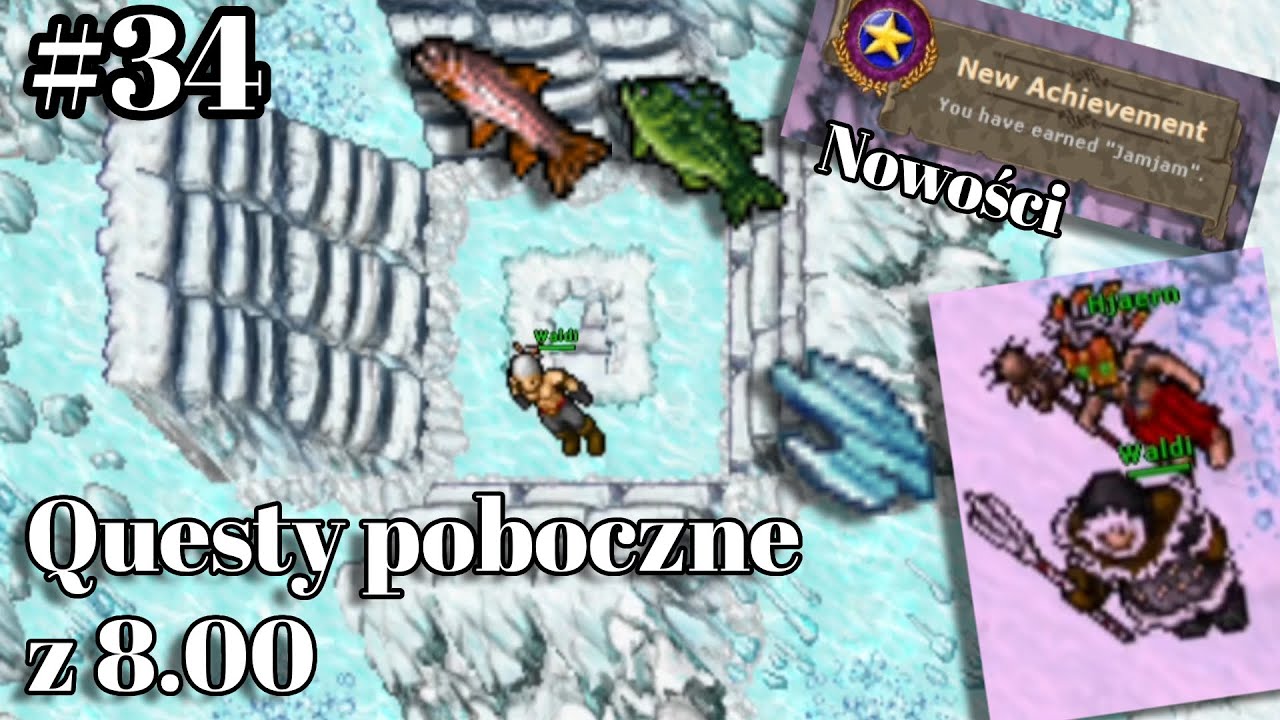 Tibia era broni białej #34, Questy poboczne z lodowych wysp, nowości na tibii