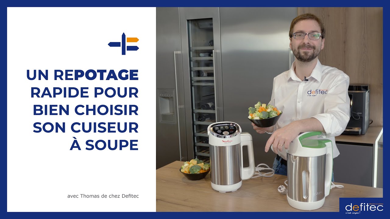Guide d'achat et Comparatif robots cuiseurs à soupe Domo et Moulinex