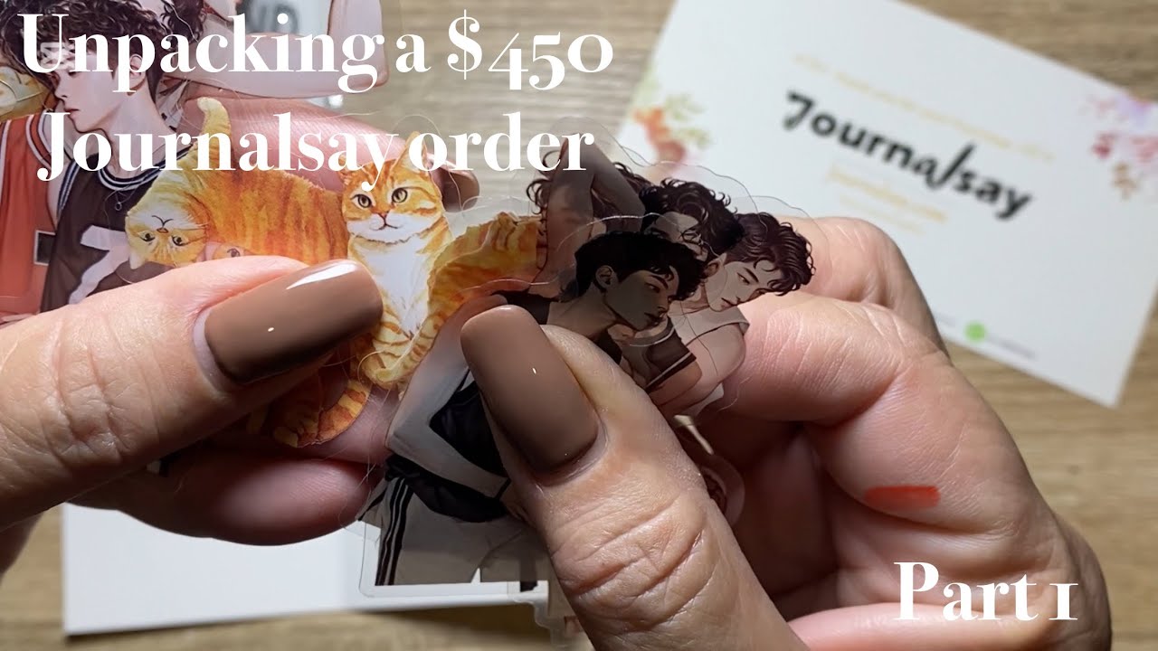 ASMR: Unpacking a $450 Journalsay order. #journallife #mindfuljournaling