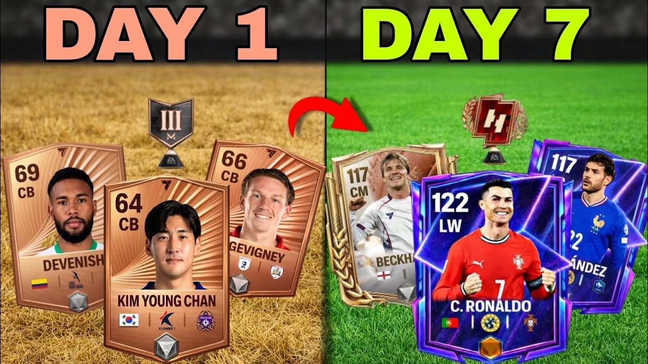 Смогу ли я пройти FC Mobile за 7 дней, не потратив ни копейки? На новом...