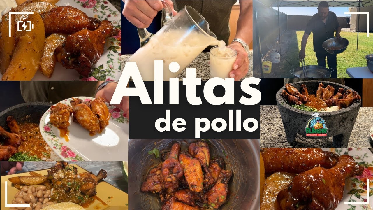ALITAS DE POLLO EN FAMILIA😋