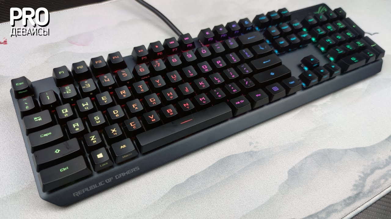 Asus Rog Strix Scope RX. Класс, но где PBT?