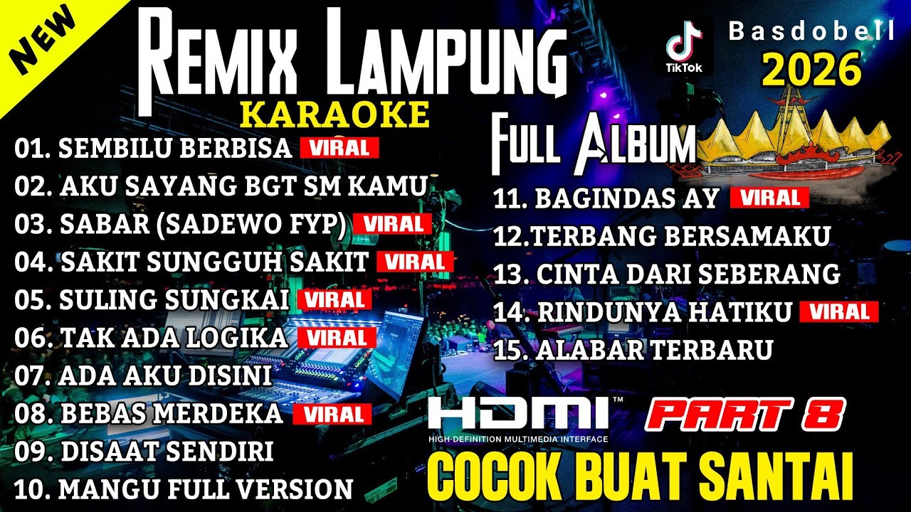 🔴🔥FULL REMIX LAMPUNG‼️🤩🤩FULL ALBUM VIRAL || 🔴 LENGKAP X SEMBILU BERBISA FULL BASS TIK TOK⁉️❓