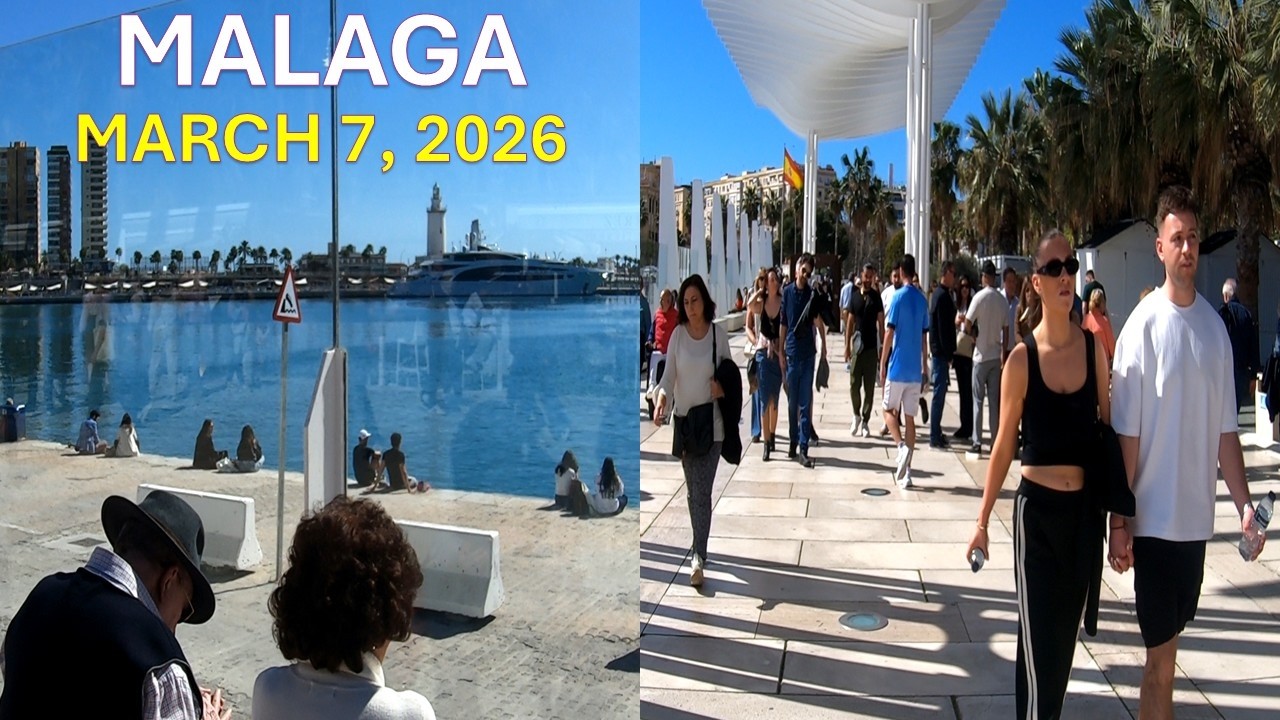 Muelle Uno Walk Malaga Spain 🌞 Scenic Harbor Promenade