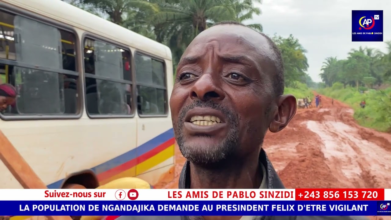 🔴🔴 La population de ngandajika déplore l'arrêt des travaux de réhabilitation de la route Ngandajika.