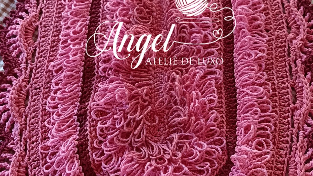 Ponto argola passo a passo do tapete lovely ATUALIZADO!