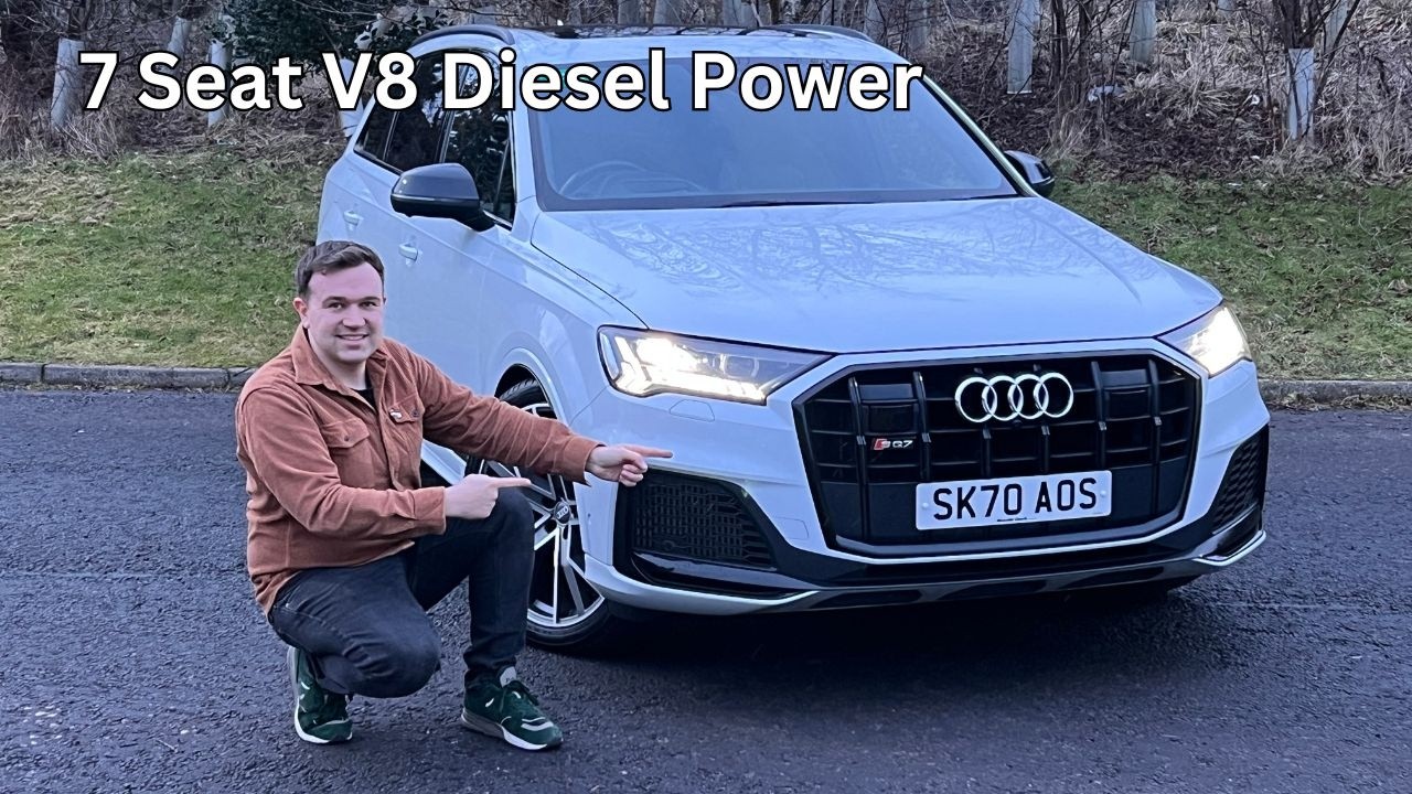 Обзор и тест-драйв Audi SQ7 TDI 2020 года | Внедорожник с турбодизелем V8 4,0 л