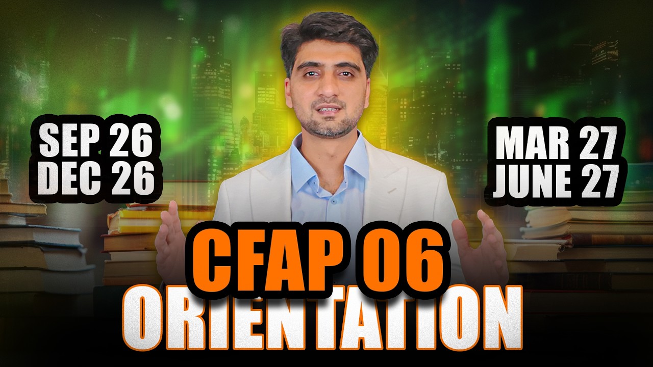 CFAP 6 Audit, Assurance & Data | Orientation Session | Sir Muhammad Ibrahim | IQSF