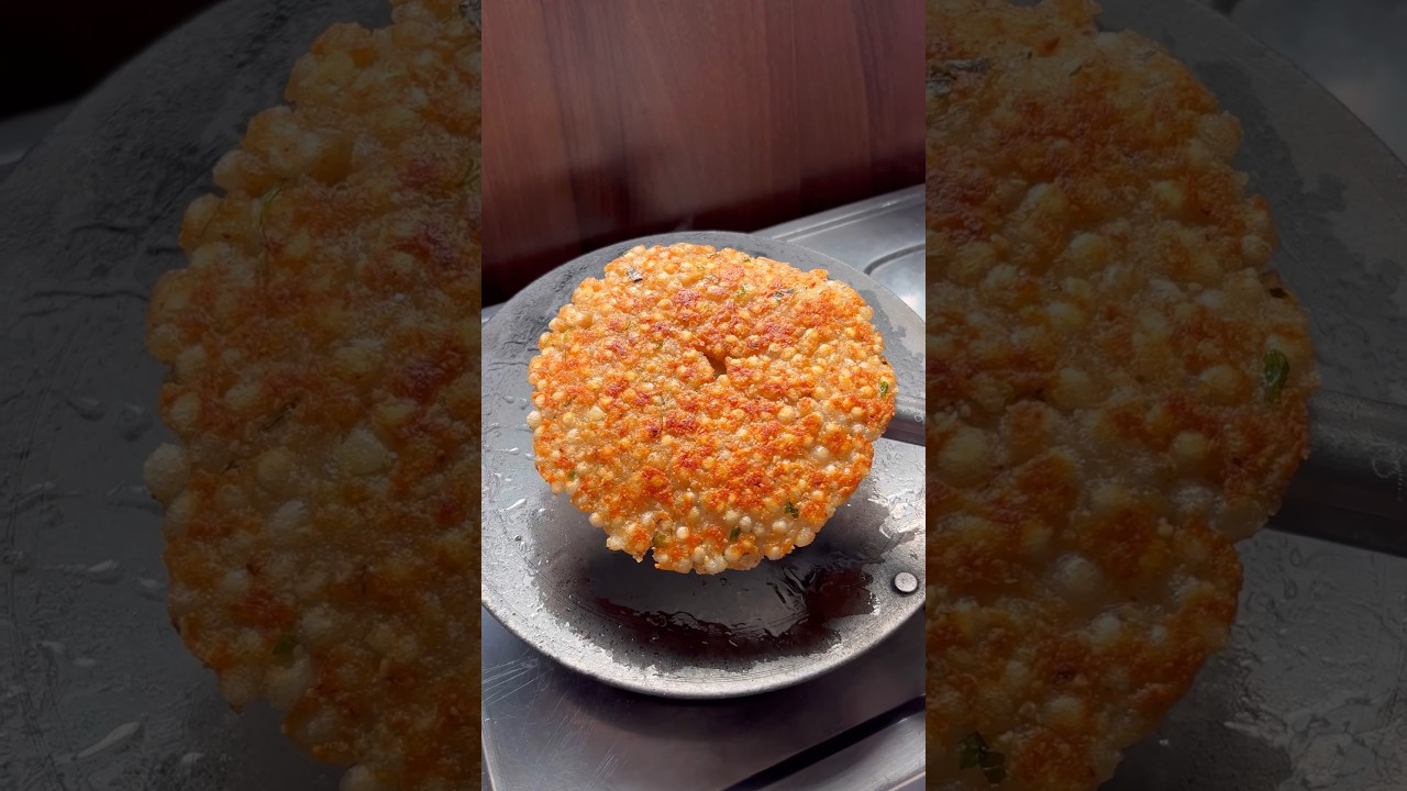 साबूदाना थालीपीठ How To Make Sabudana Thalipeeth | Recipe For Fast  | Upvas Recipe In Marathi