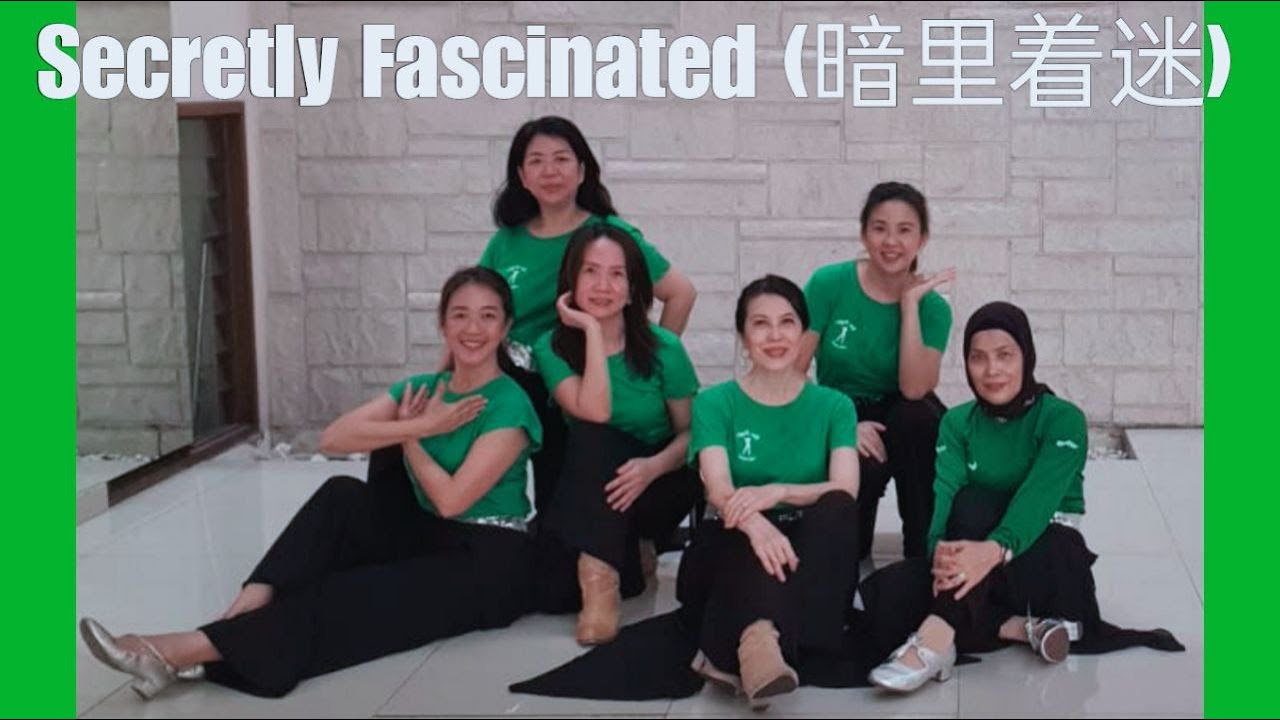 Secretly Fascinated (暗里着迷) Line Dance (demo & count)