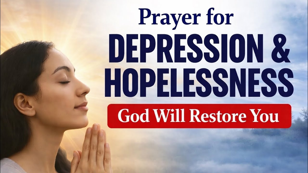 God Will Restore You — A Prayer for Depression & Hopelessness #PrayerForHealing #GodWillRestoreYou 