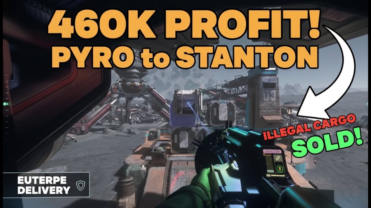 460K Profit! My Riskiest C1 Spirit Run from Pyro to Stanton
