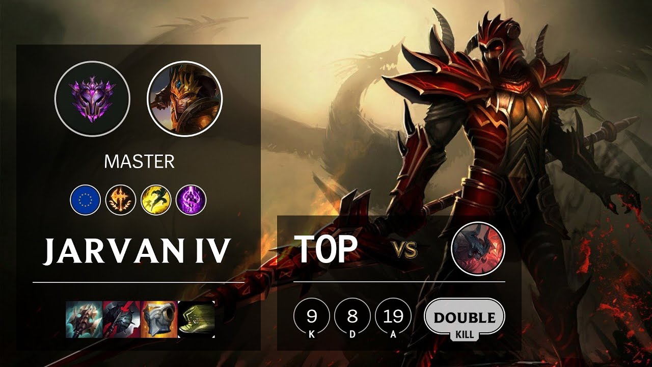 Jarvan IV Top vs Aatrox - EUW Master Patch 10.11